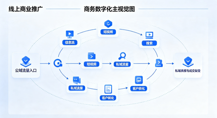 津南区线上商业推广怎么做？全域流量闭环搭建与低成本转化实战指南